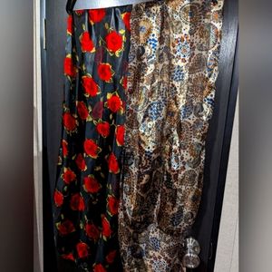 Vintage scarf lot of 2